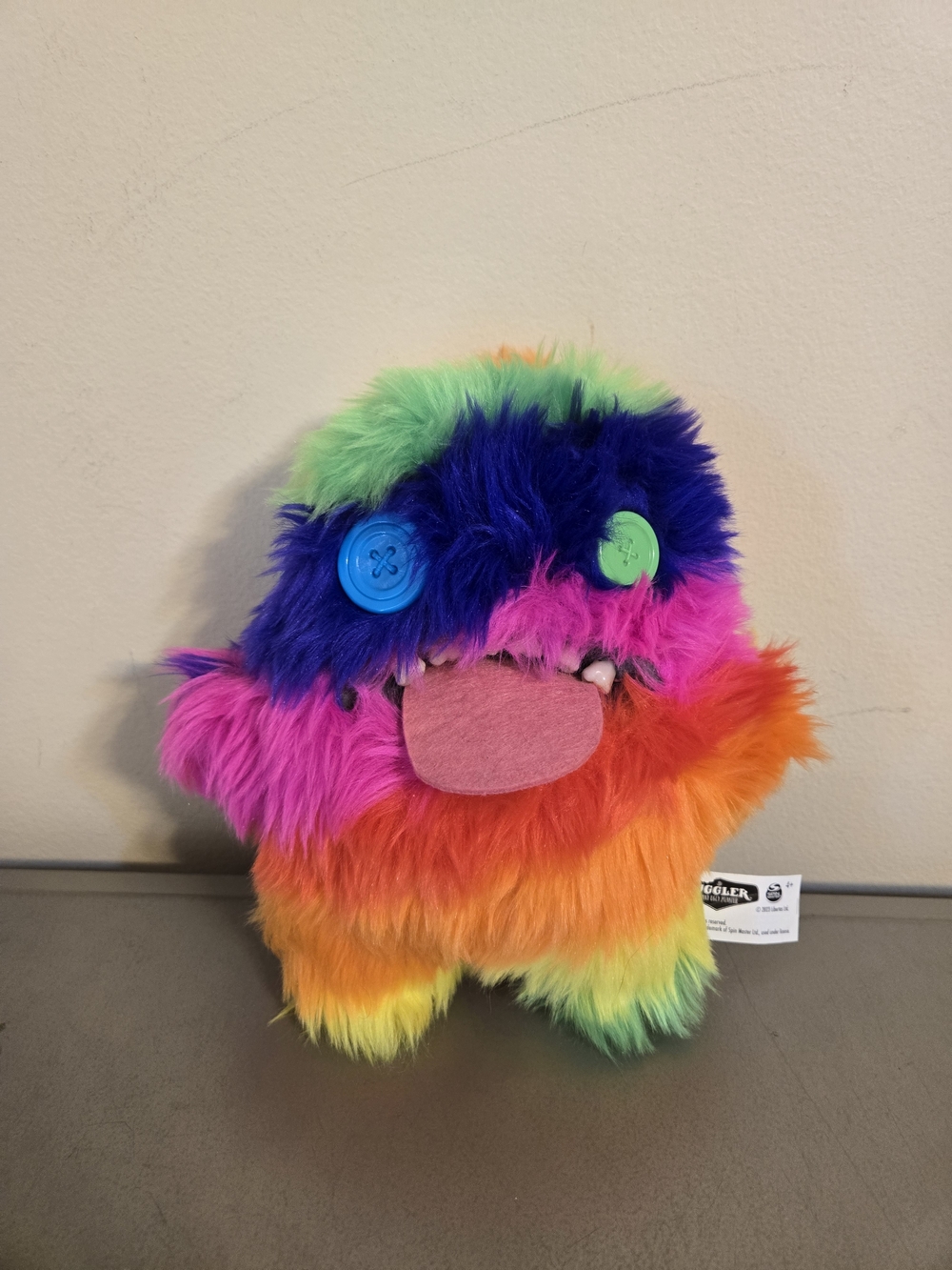 Fuggler Laboratory Misfits "Oogah Boogah" Rainbow Monster 9" Plush Toy